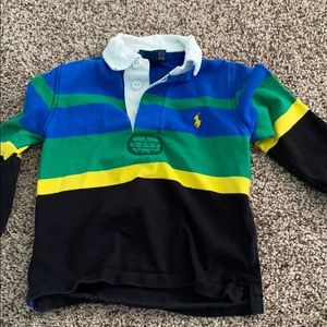 Baby boy long sleeve polo